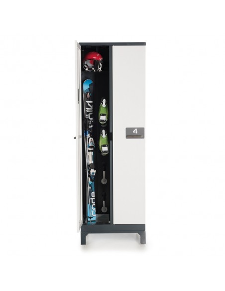 Dulap Stocare/Uscare Echipament de Schi QBL Depot Locker 350 - Dublu - Optiune Placa de Otel Inferioara