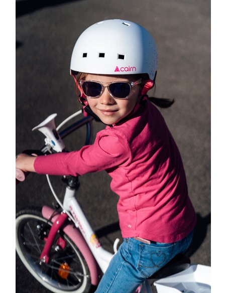 Casca Bicicleta CAIRN Eon J - S 52/55 cm - Mat White Pink