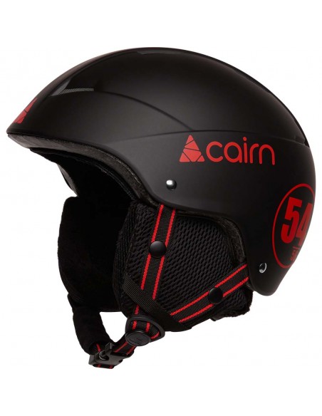 Casca CAIRN Loc-Active - Mat Black Red - 54/56 cm