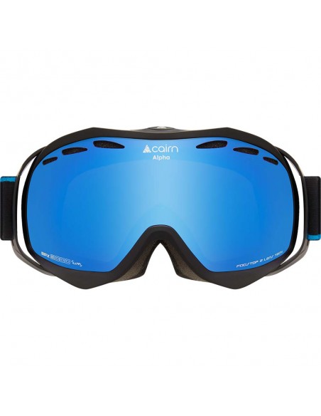 Ochelari de Schi CAIRN Alpha SPX3000ium – Mat Black Blue Mirror - L