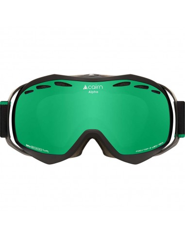 Ochelari de Schi CAIRN Alpha SPX3000ium – Mat Black Green Mirror - L
