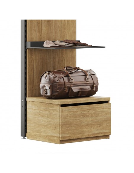 Panou Prezentare Produse QBL Shop Display - Rafturi - exemplu1