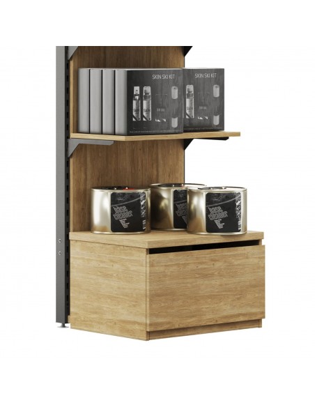 Panou Prezentare Produse QBL Shop Display - Rafturi - exemplu3